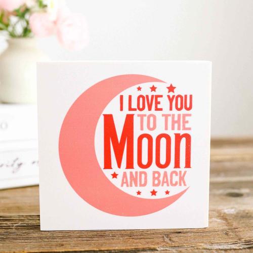 لوحة Love You To The Moon and Back