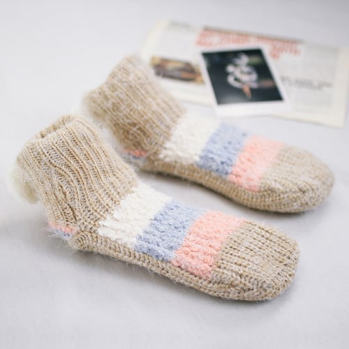 جوارب شتوية مبطنة من الداخل