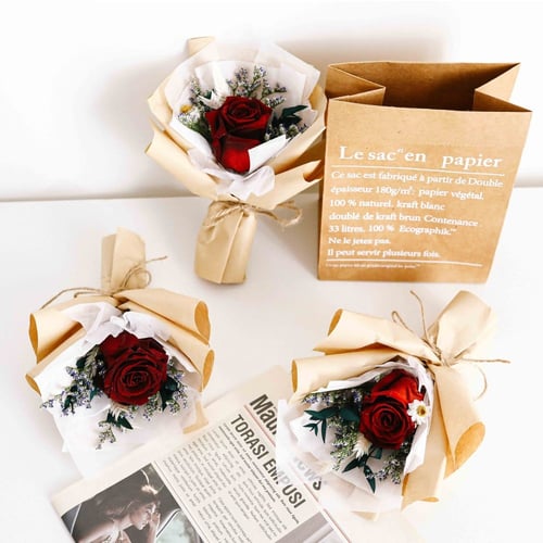 باقة ورد طبيعي Love You