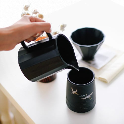 طقم وعاء تقطير القهوة V60