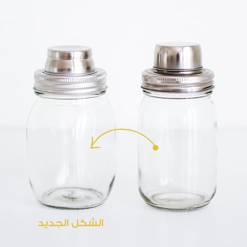 شيكر زجاجي لخلط مشروبات القهوة والعصائر