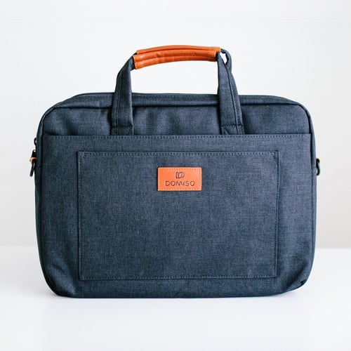 حقيبة لابتوب رمادي داكن