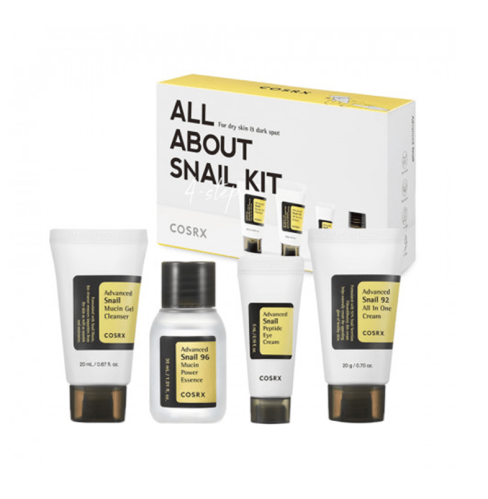 كوسركس مجموعة الحلزون لترطيب البشرة 4 قطع