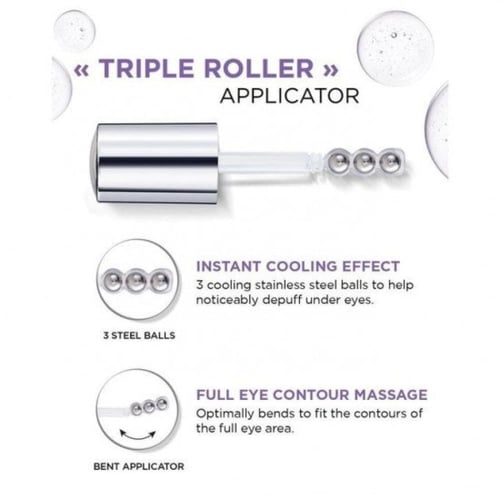 سيروم العيون 1.5٪ حمض الهيالورونيك نقي ، 1٪ كافيين...