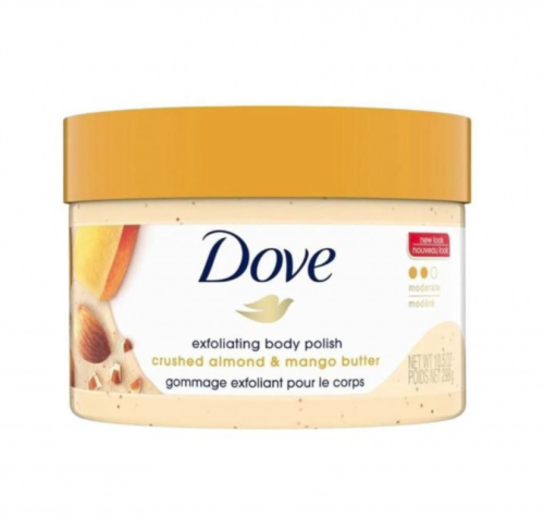 مقشر دوف للجسم بخلاصة اللوز وزبدة المانجو - 298 مل