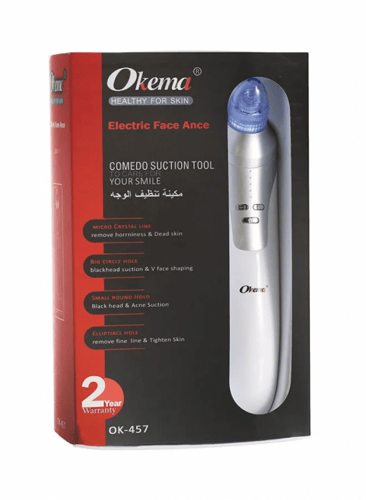 مجموعة ادوات شفط حب الشباب الكهربائية من اوكيما OK...
