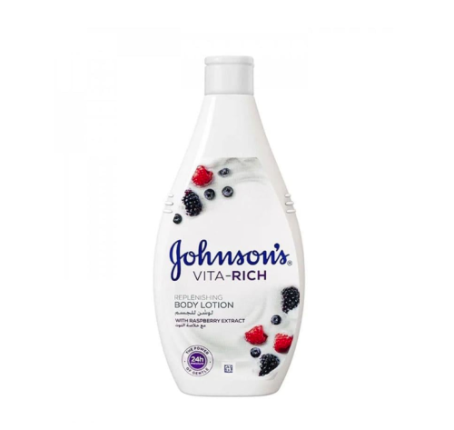 Johnson Vita Rich Body Lotion with Strawberry Extract - 400 ml