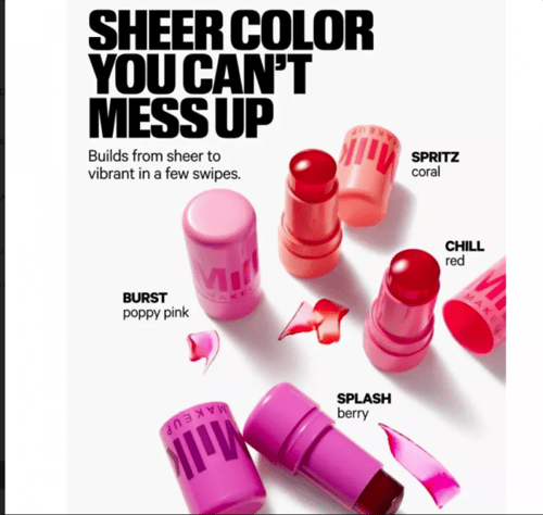 ميلك ميك اب احمر خدود جيلي تينت - شيل ريد 5 جم