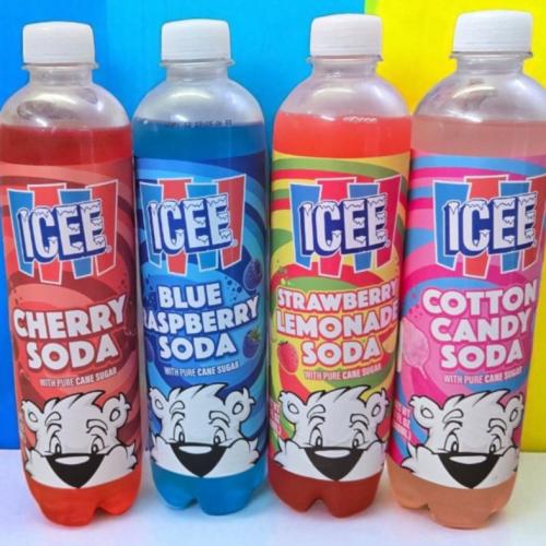 Icy Alghazi drink, summer and refreshing, with var...