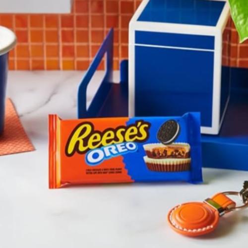 بسكويت اوريو بالتعاون مع ريسيز يحتوي على حبتين حجم...