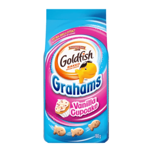 Golden Fish biscuits with vanilla flavor cupcake