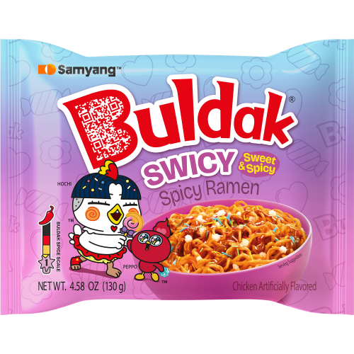 Boldak Saweisi (Sweet & Spicy) spicy ramen - 130 g...