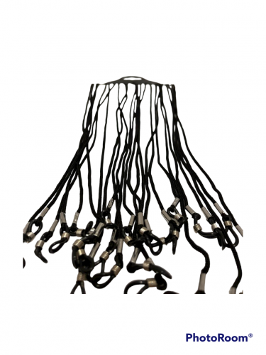 سلاسل نظارة خيط (اسود)