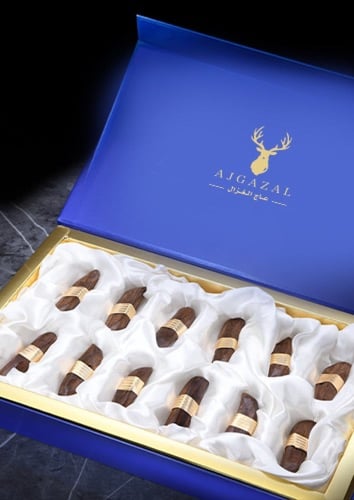 طقم عود بتغليف ذهبي - كبير