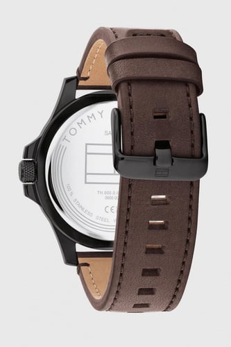 ساعة تومي هيلفيغر كاجوال بني غامق