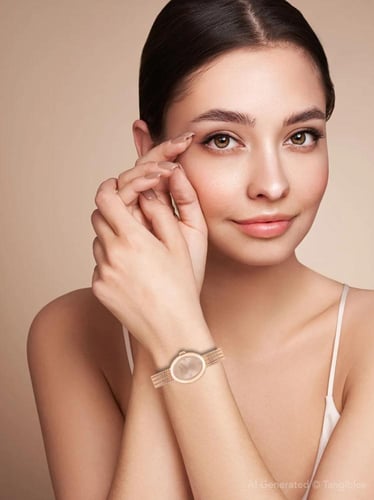 ساعة كوتش نسائية سامي روز قولد