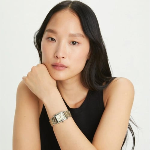 ساعة توري بورش اليانور فضي وذهبي