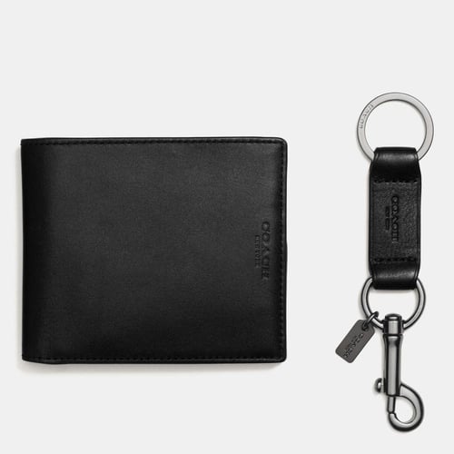 محفظة كوتش رجالية طقم هدية