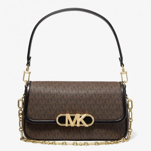 شنطة مايكل كورس كتف راقية أسود سقنتشر