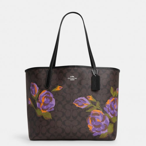 شنطة كوتش كبيرة طباعة زهور