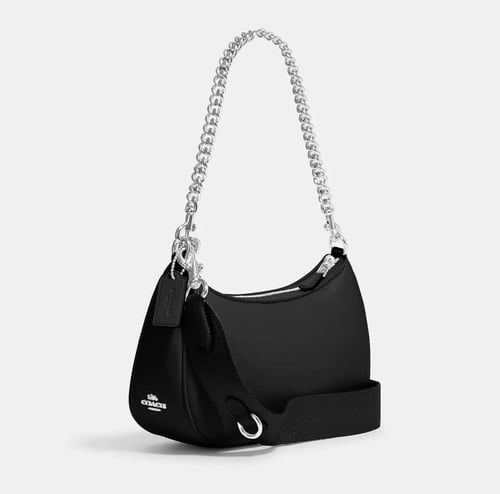 شنطة كوتش تيري أسود كتف