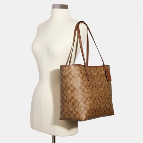 شنطة كوتش توتي كبيره لون كاكي