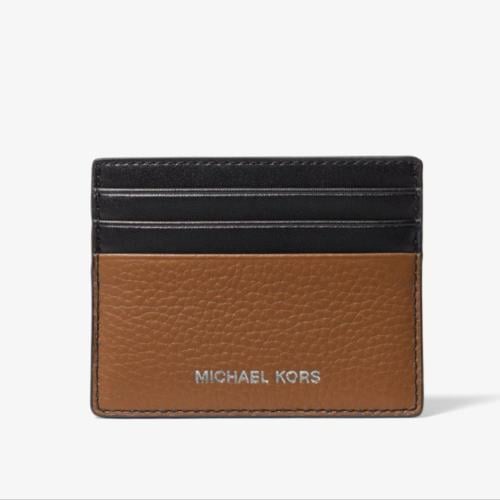 محفظة بطاقات مايكل كورس بني 6 جيوب