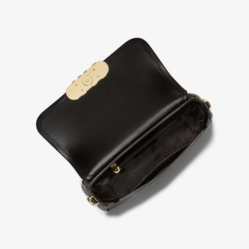 شنطة مايكل كورس كتف راقية أسود سقنتشر