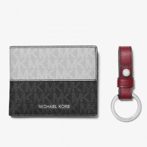 محفظة مايكل كورس بيل فولد مع ميدالية في بوكس