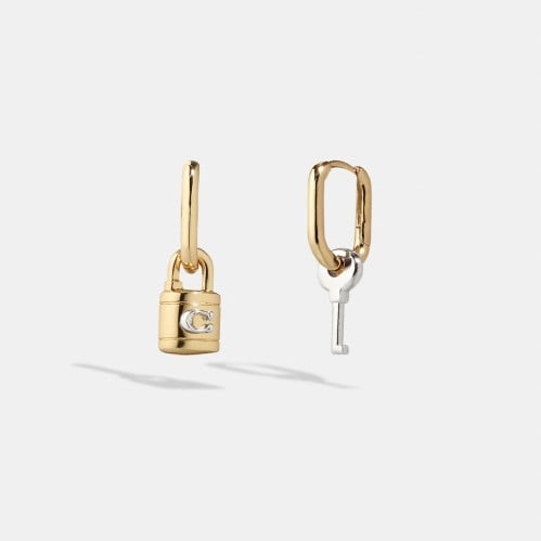 اقراط المفتاح كوتش ذهبي