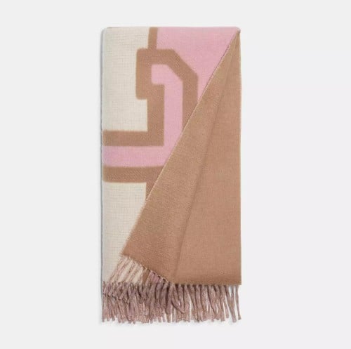 سكارف كوتش كبير وجهين طباعة