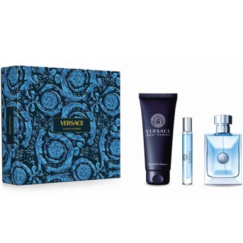 طقم عطور فيرساتشي Pour Homme EDT 100 مل / 10 مل...