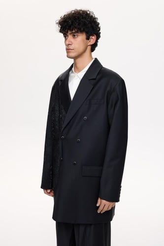 بليزر رجالي أسود بقصّة عادية - Les Benjamins - ترك...