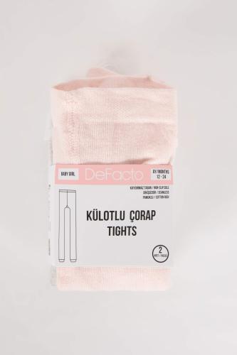 عبوة من 2 جوارب طويلة قطنية للفتيات الصغيرات من De...