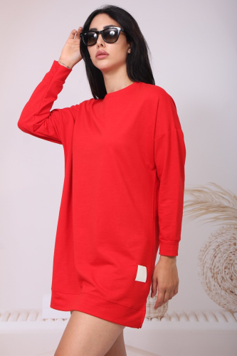 سويت شيرت نسائي – modacan toptan – برتقالي – قطن – S-M-L-XL – صنع في تركيا