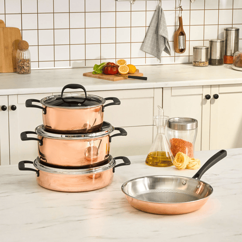 طقم كاراكا باورستيل 316+ - نحاسي - متانة فائقة بنم...