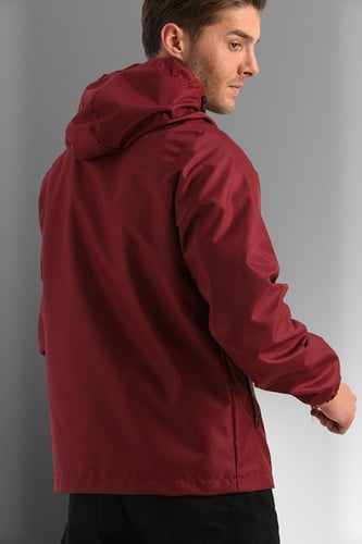 جاكيت رجالي بغطاء للرأس مقاوم للمطر من d1fference...