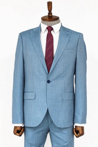 بدلة رجالي زرقاء فاتح Wessi-أصلي