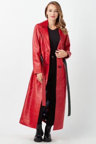 معطف ريتا جلد طبيعي للنساء من DERIZA - أصلي