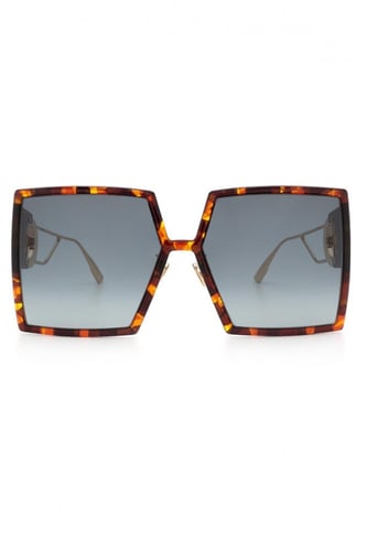 نظارة شمس نسائية مربعة بإطار مزركش من Dior -أصلي