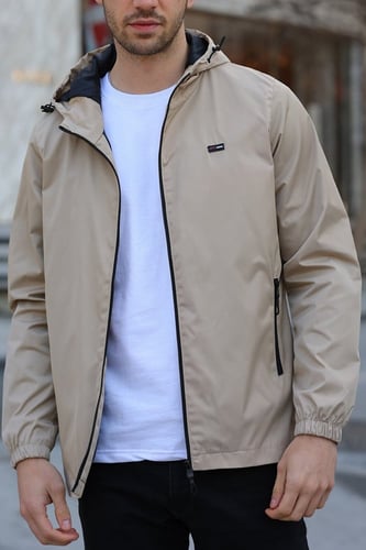 جاكيت رجالي بغطاء للرأس مقاوم للمطر من d1fference...