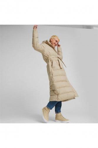 جاكيت نسائي طويل بيج من Puma - أصلي