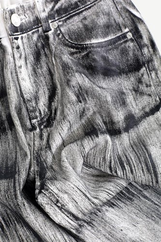 بنطال جينز 003 – رمادي مغسول – واسع قطن 100٪ – نسا...