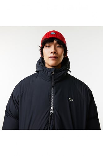 معطف رجالي طويل بغطاء للرأس من Lacoste - أصلي