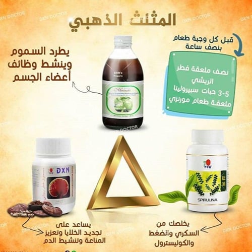 المثلث الذهبي | أحجام مختلفة | تدعم صحة جسمك بشكل...