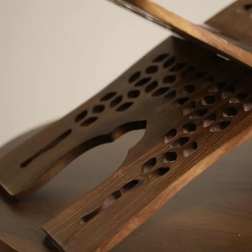 ستاند مصحف خشب - بني طبيعي - قراءة مريحة للقرآن -...