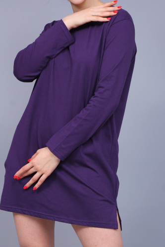 سويت شيرت نسائي – modacan toptan – موف – قطن – S-M-L-XL – صنع في تركيا