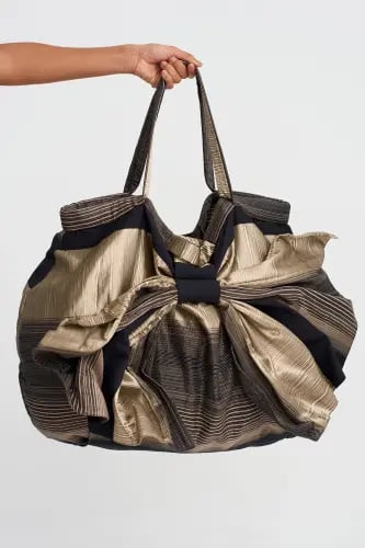 حقيبة كتف نسائية مزخرفة بفيونكة - أناقة عملية يومي...