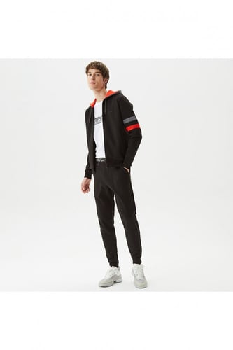 سويت شيرت رجالي بقلنسوة وسحاب من Lacoste- أصلي