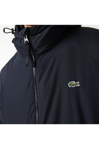 معطف رجالي طويل بغطاء للرأس من Lacoste - أصلي
